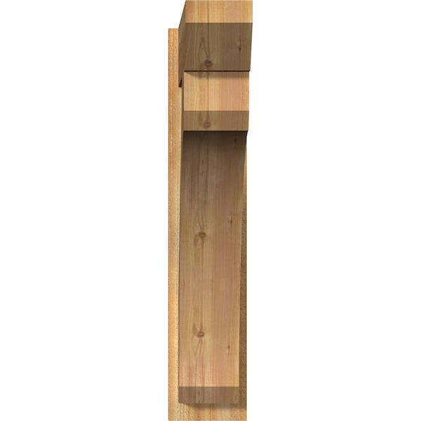 Legacy Slat Rough Sawn Outlooker, Western Red Cedar, 8W X 32D X 40H